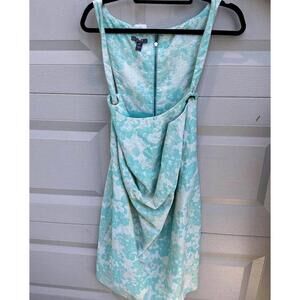 Muse Mint Green Brocade Sleeveless Dress Size 16